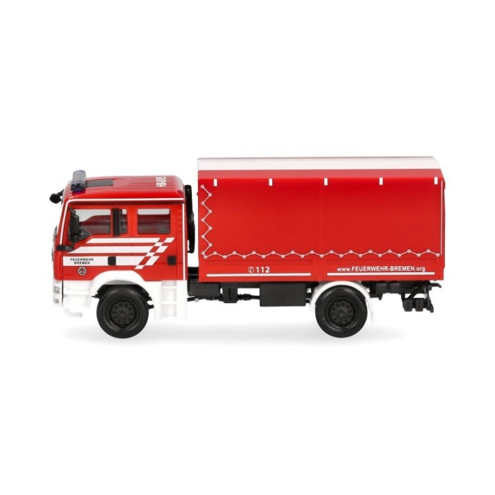 Herpa MAN TGA M LKW Dekon Feuerwehr Bremen – produktbillede 4