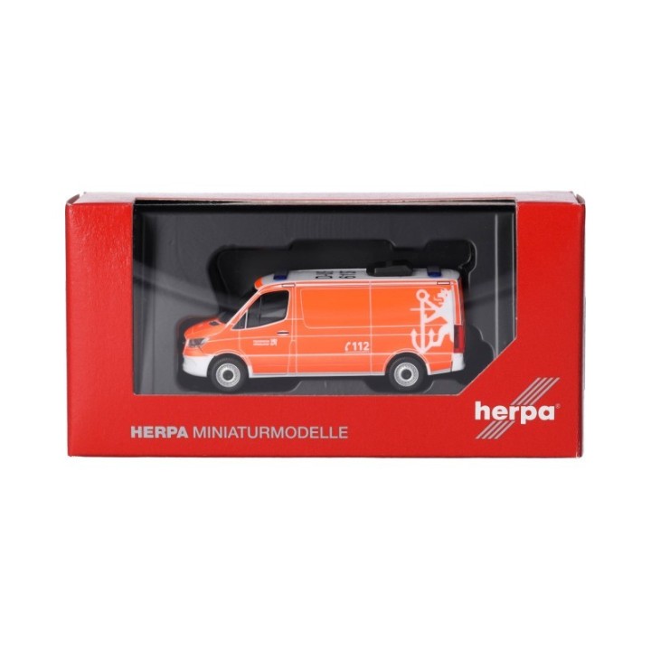 Herpa Mercedes-Benz Sprinter 18 Halbbus Flachdach Feuerwehr Düsseldorf (Nordrhein-Westfalen/Düsseldorf) – produktbillede 5