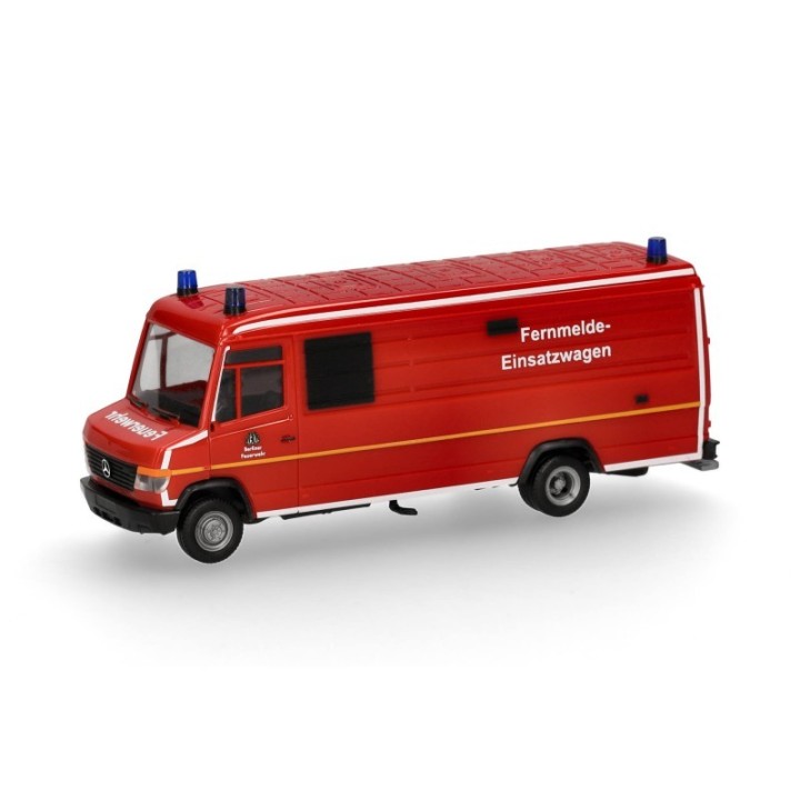 Herpa Mercedes-Benz Vario Kasten Berliner Feuerwehr/Fernmeldeeinsatzwagen