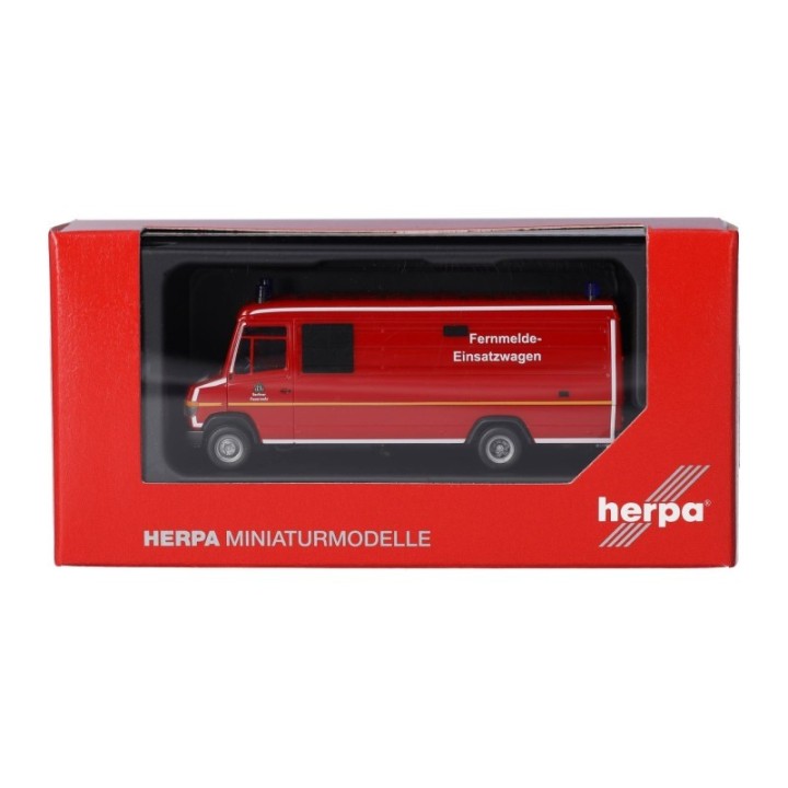 Herpa Mercedes-Benz Vario Kasten Berliner Feuerwehr/Fernmeldeeinsatzwagen – produktbillede 5