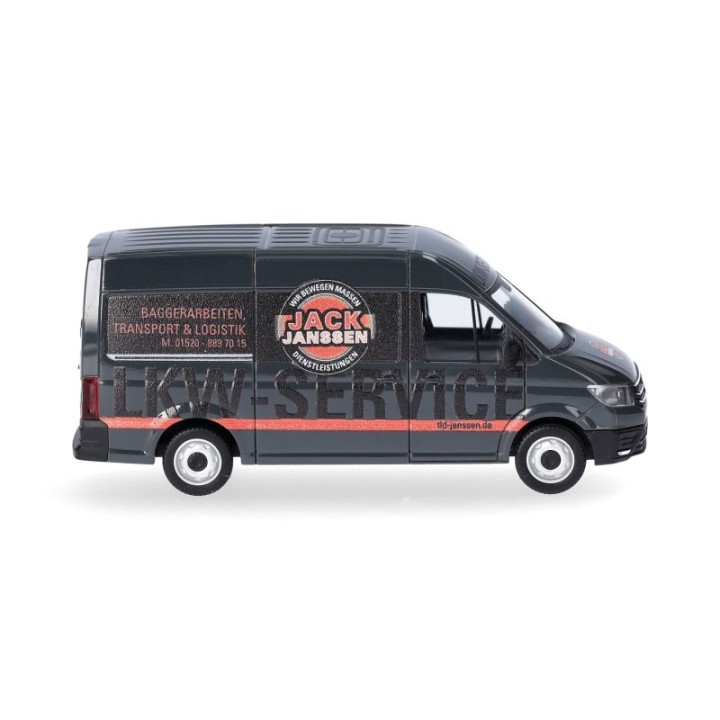 Herpa VW Crafter kassevogn med højt tag Jack Janssen (Niedersachsen/Rhede) – produktbillede 3
