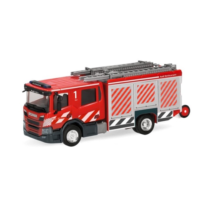 Herpa Scania CP28 Crewcab Löschkøretøj Audi Werkfeuerwehr