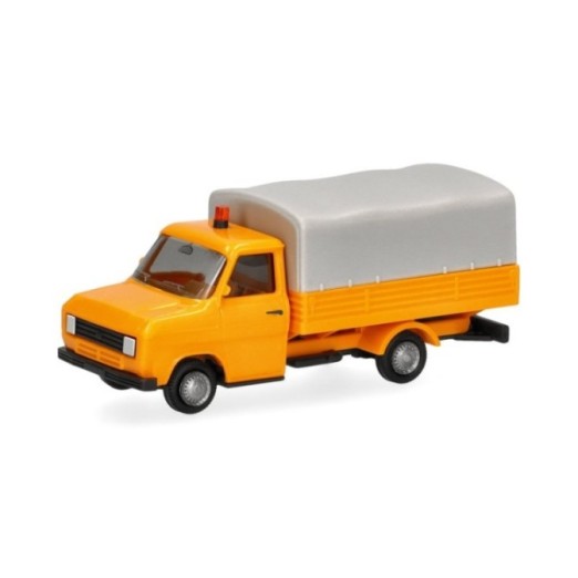 Herpa BASIC Ford Transit lad/presenning kommunalorange