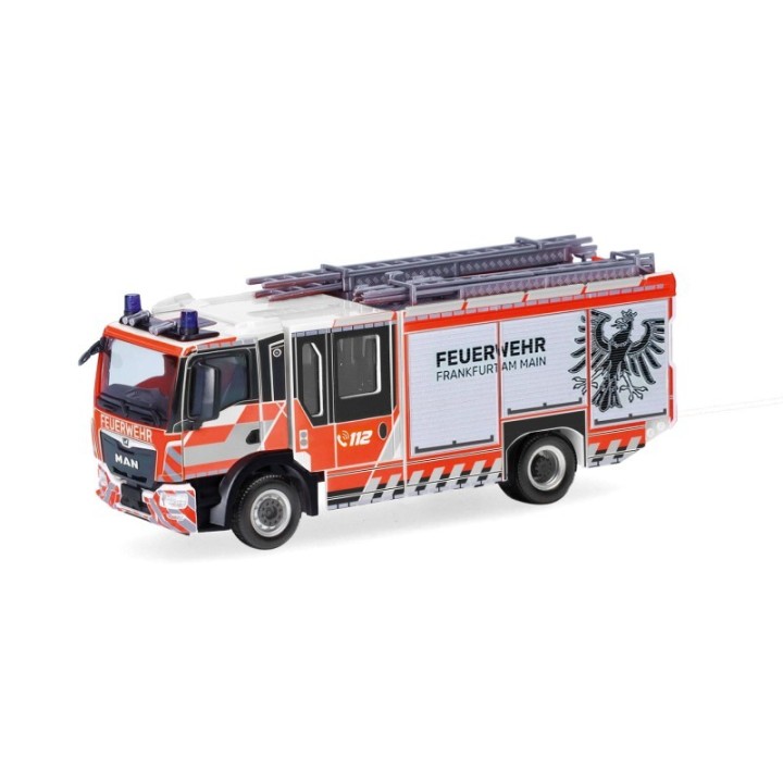 Herpa MAN TGM CC Ziegler Z-Cab Löschkøretøj Feuerwehr Frankfurt/Main