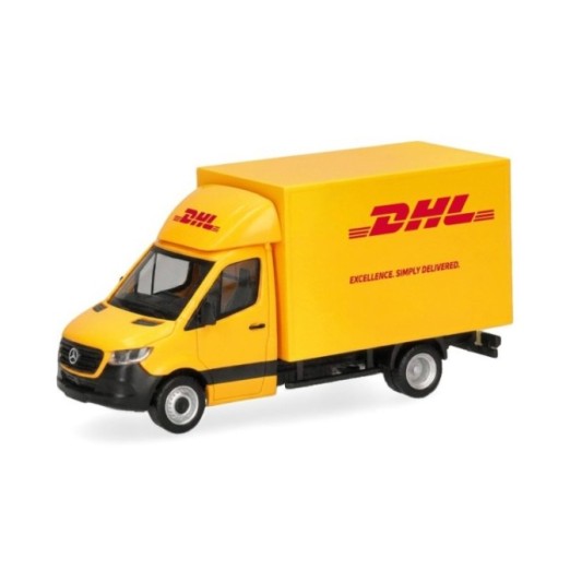 Herpa Mercedes-Benz Sprinter 18 mit Kofferaufbau DHL