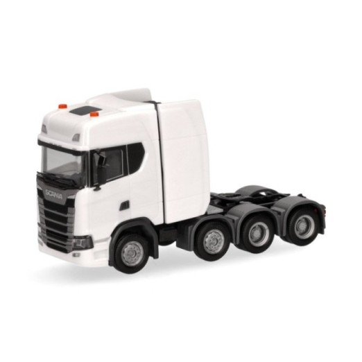 Herpa Scania CS20 HD Schwerlasttrækker 4-akslet (8x4) hvid