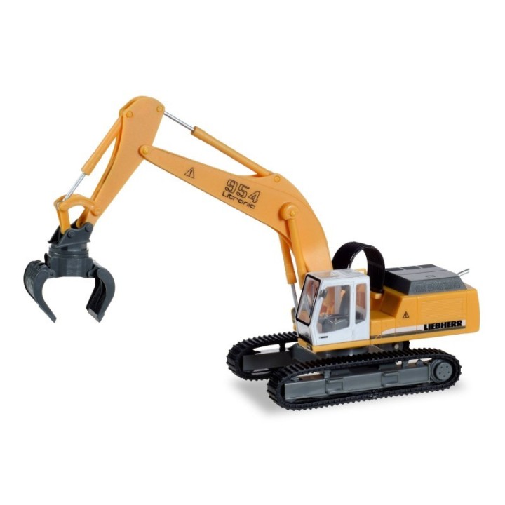 Herpa Liebherr Raupenbagger 954 Litronic mit Sortiergreifer