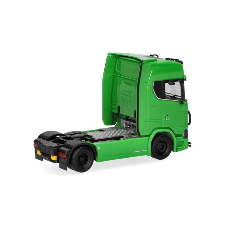 Herpa Scania CS 20 højt tag trækker mit Lampenbügel und Rammschutz 2-akslet grøn – produktbillede 2
