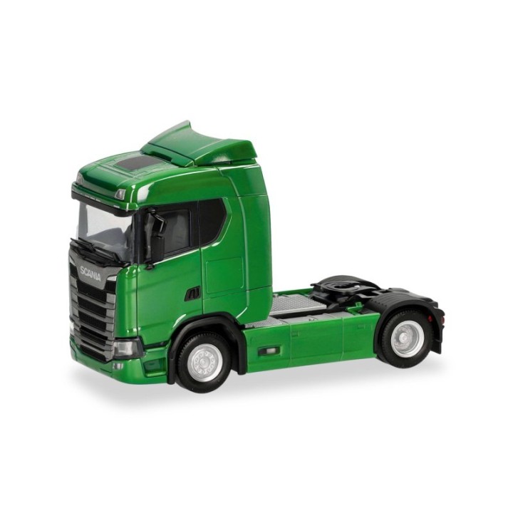 Herpa Scania CS 20 Niedrigdach trækker 2-akslet grøn