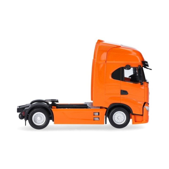 Herpa Iveco S-Way Solotrækker 2-akslet tieforange – produktbillede 4