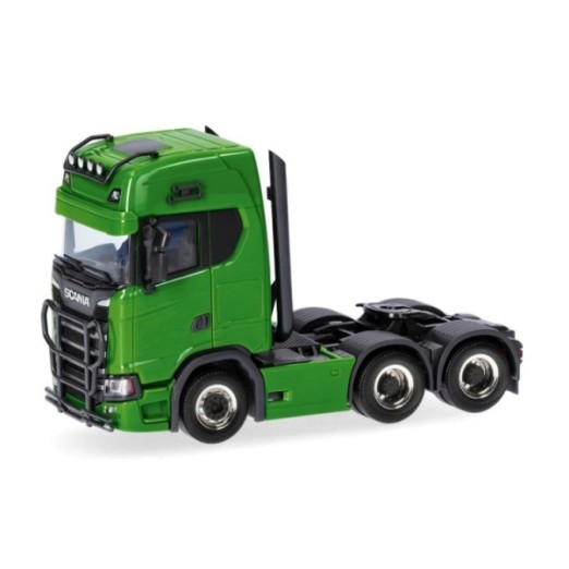 Herpa Scania CS 20 højt tag trækker 3-akslet (6x4) grøn