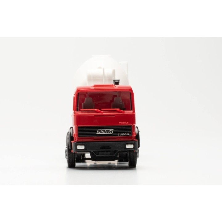 Herpa Iveco Unic Betonmischer-sættevognstræk rød/hvid – produktbillede 4