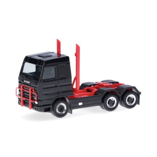 Herpa Scania 143 Streamline trækker 3-akslet (6x4) sort