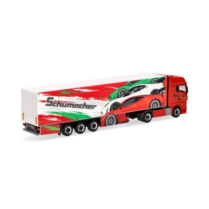 Herpa MAN TGX GX kølekasse-sættevognstræk Schumacher – produktbillede 2