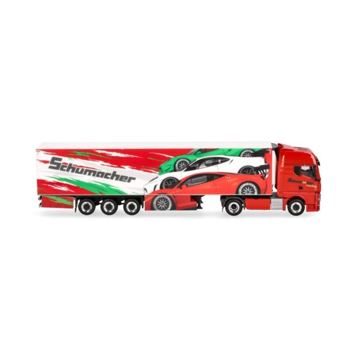 Herpa MAN TGX GX kølekasse-sættevognstræk Schumacher – produktbillede 3