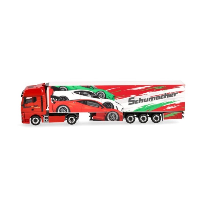 Herpa MAN TGX GX kølekasse-sættevognstræk Schumacher – produktbillede 4
