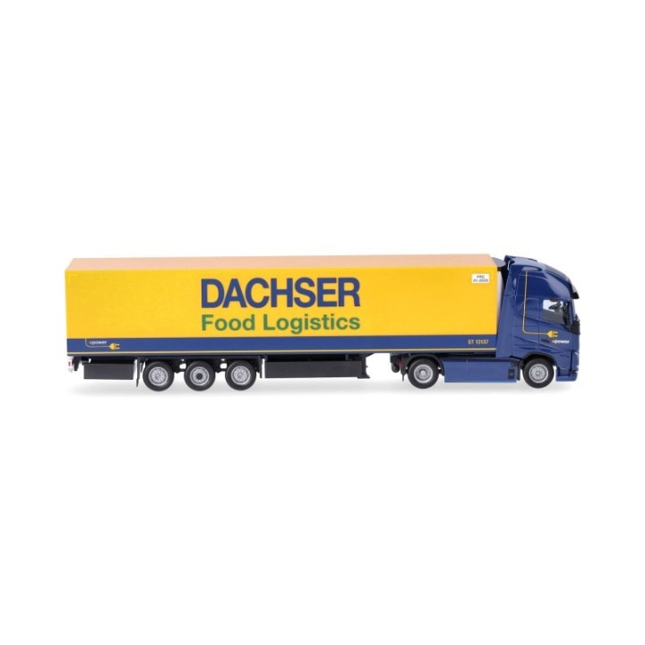Herpa Volvo FH GL XL 2020 Electric kølekasse-sættevognstræk Dachser Food Logostics – produktbillede 3
