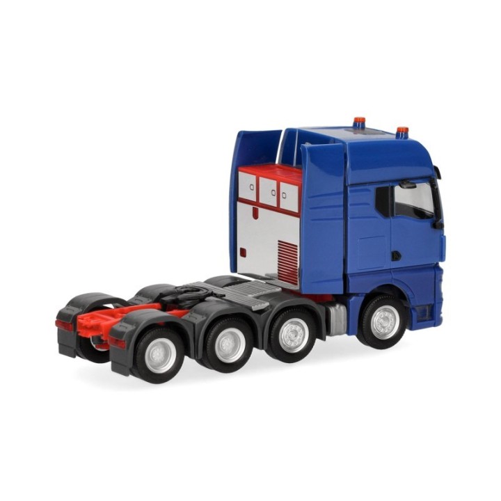 Herpa MAN TGX GX Schwerlasttrækker 4-akslet enzianblå – produktbillede 2