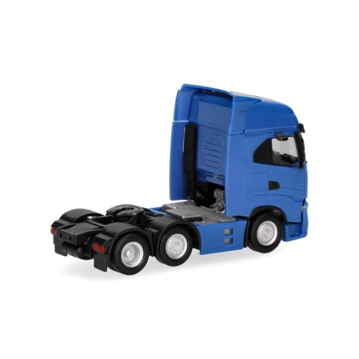 Herpa Iveco S-Way trækker 3-akslet (6x2) verkehrsblå – produktbillede 2