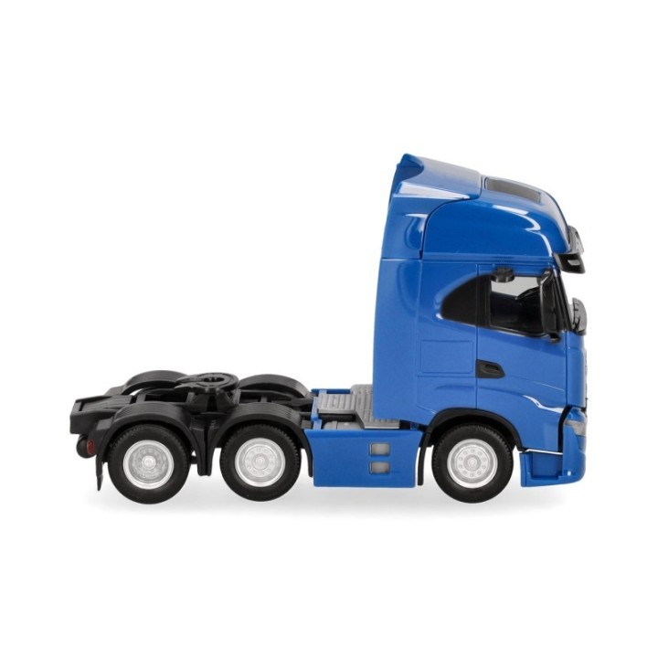 Herpa Iveco S-Way trækker 3-akslet (6x2) verkehrsblå – produktbillede 3