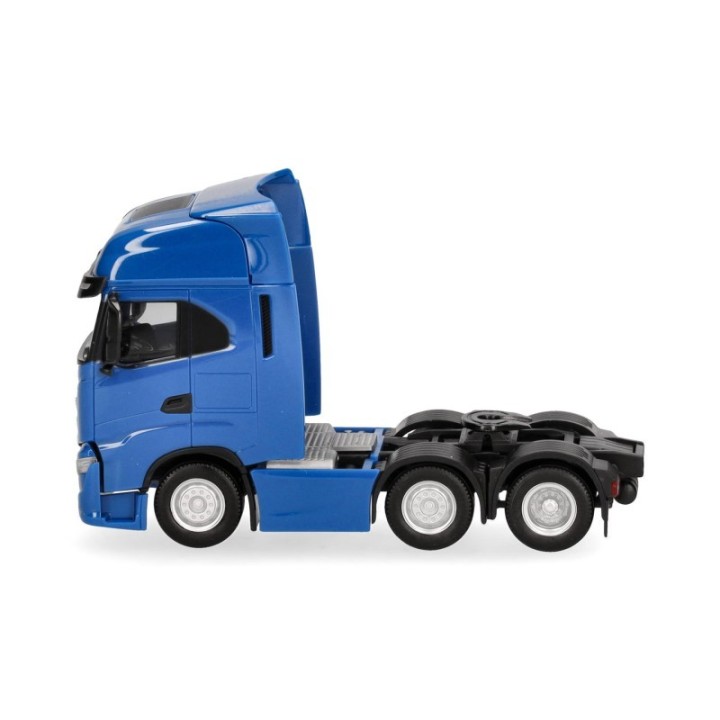 Herpa Iveco S-Way trækker 3-akslet (6x2) verkehrsblå – produktbillede 4