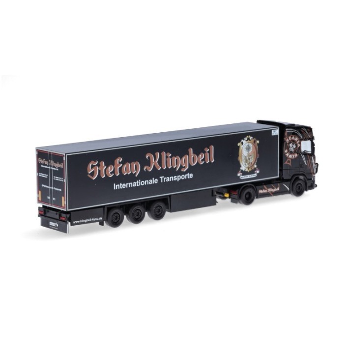 Herpa Scania CS20 HD kølekasse-sættevognstræk Stefan Klingbeil (Hessen / Gladenbach) – produktbillede 2