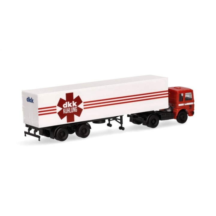Herpa Roman Diesel kasse-sættevognstræk 2a/2a VEB Kraftverkehr Meißen / DKK Kühlung – produktbillede 2
