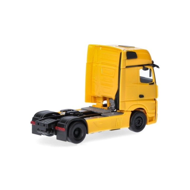 Herpa Mercedes-Benz Actros L 18 Gigaspace trækker 2-akslet ginstergul – produktbillede 2