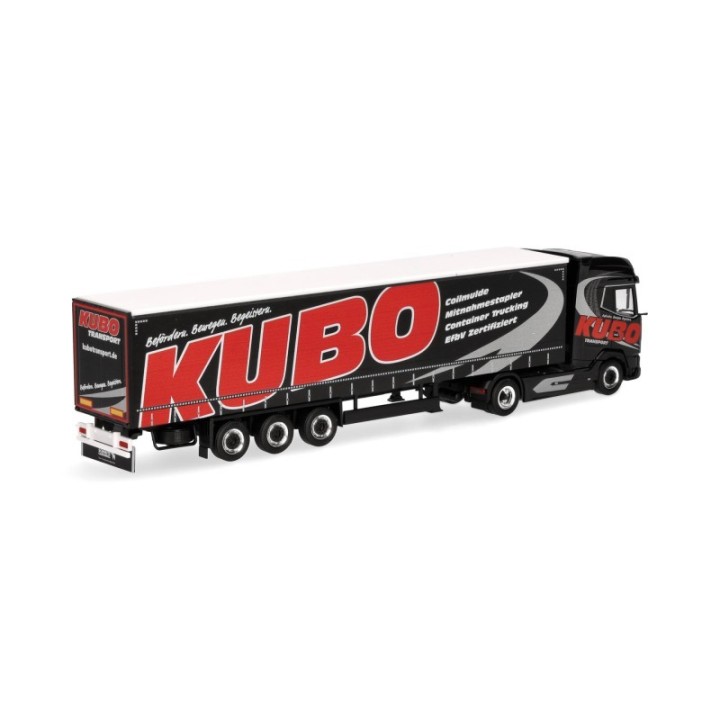 Herpa DAF XG+ gardintrailer-sættevognstræk KUBO – produktbillede 2