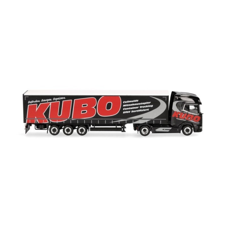 Herpa DAF XG+ gardintrailer-sættevognstræk KUBO – produktbillede 3