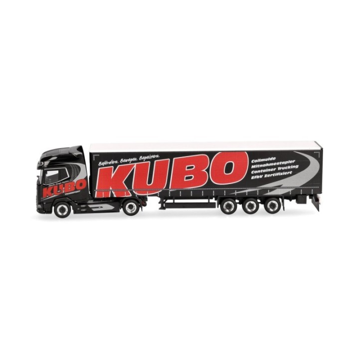 Herpa DAF XG+ gardintrailer-sættevognstræk KUBO – produktbillede 4