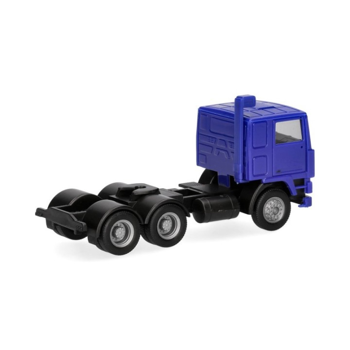 Herpa Volvo F10 Flachdach trækker 3-achs ultramarinblå – produktbillede 2