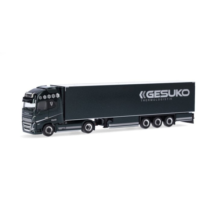 Herpa Volvo FH 16 GL XL 2020 kølekasse-sættevognstræk GESUKO