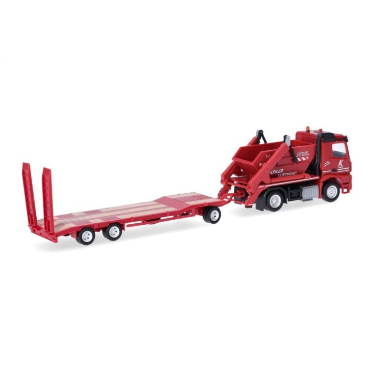 Herpa Mercedes-Benz Arocs containerbil AK12 mit TU3-anhænger Küchler – produktbillede 2