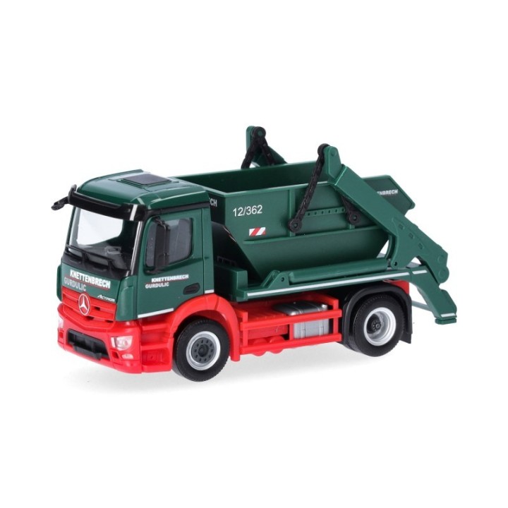 Herpa Mercedes-Benz Actros S containerbil AK12 Knettenbrech & Gurdulic