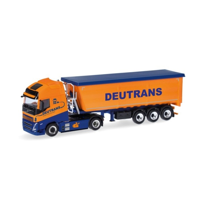 Herpa Volvo FH Globetrødter XL Electric Stahlmulden-sættevognstræk Deutrans