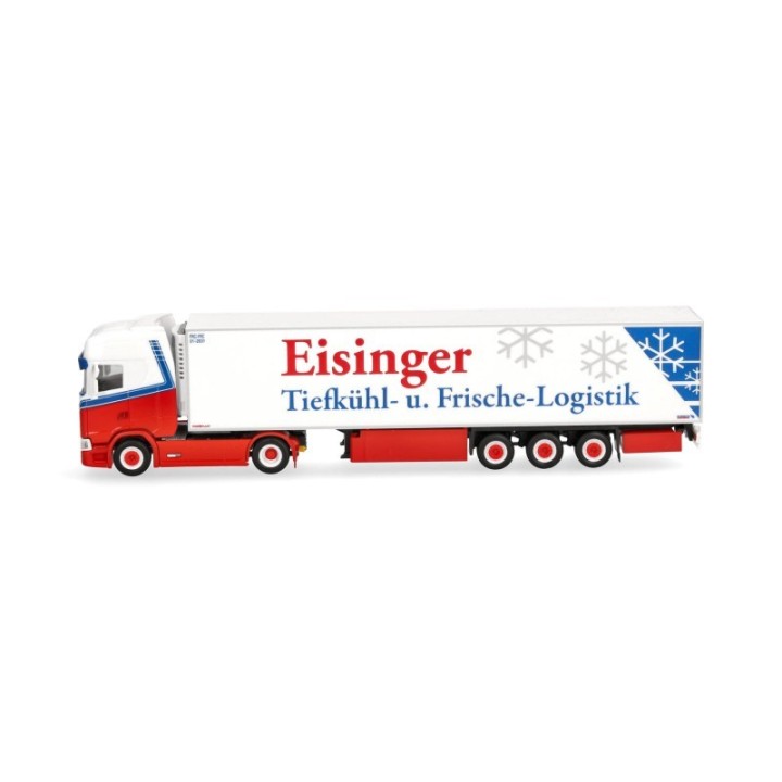 Herpa Scania CS 20 HD kølekasse-sættevognstræk Eisinger – produktbillede 4