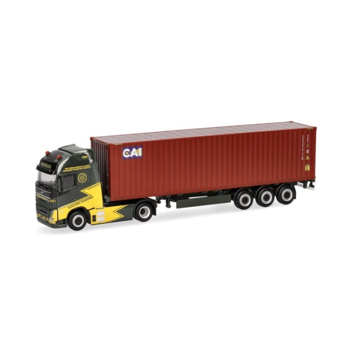 Herpa Volvo FH GL XL Electric 40ft Container-sættevognstræk Ancotrans/CAI