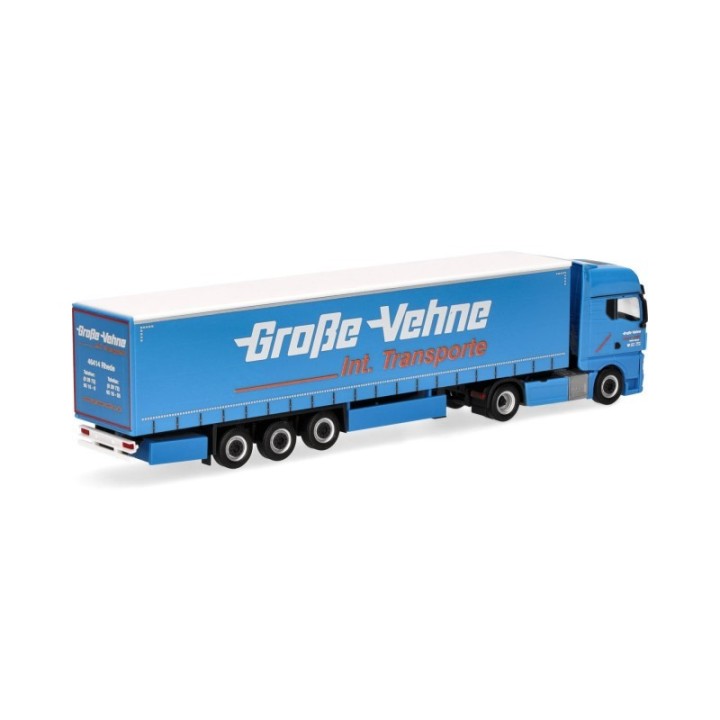 Herpa MAN TGX GX gardintrailer-sættevognstræk Große-Vehne – produktbillede 2