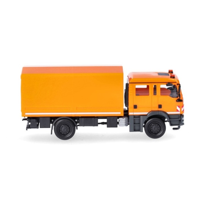 Herpa MAN TGM MzKW (Mehrzweckkraftwagen) kommunalorange – produktbillede 3
