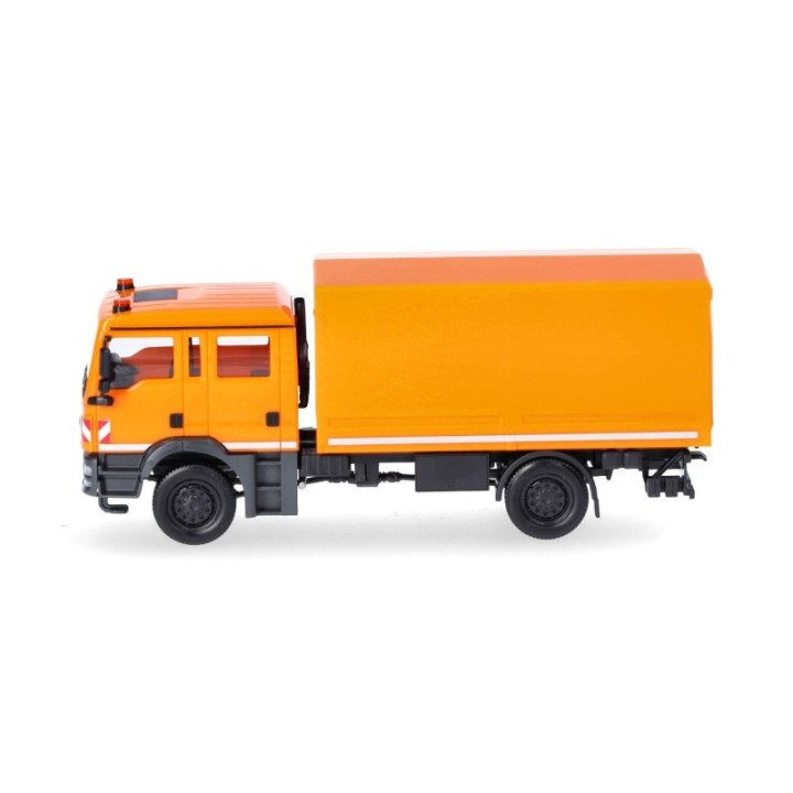Herpa MAN TGM MzKW (Mehrzweckkraftwagen) kommunalorange – produktbillede 4