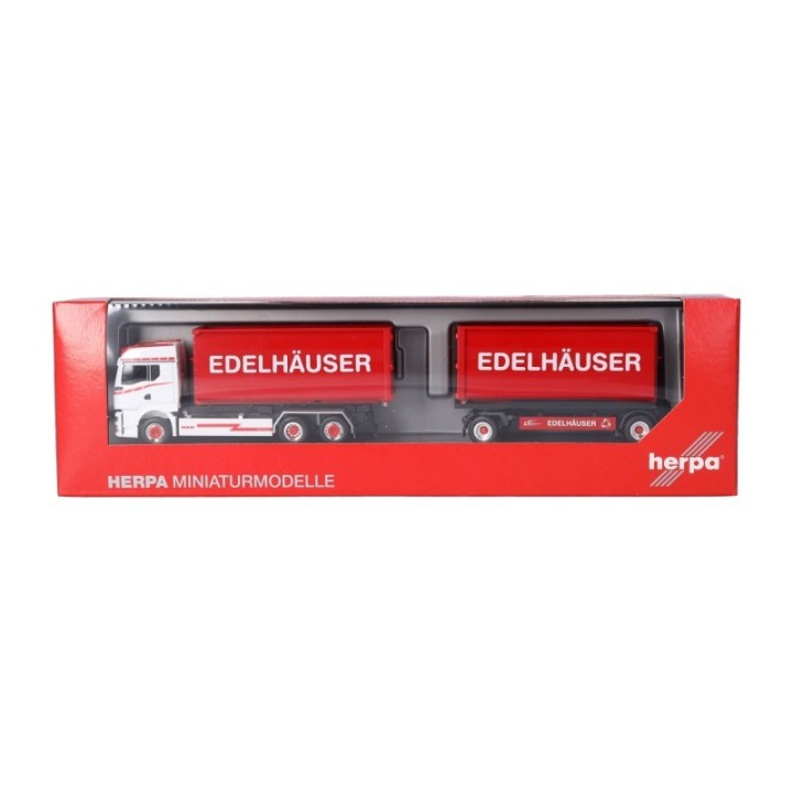 Herpa MAN TGS TM Abrollmulden-trækker-anhænger-kombination Edelhäuser – produktbillede 5