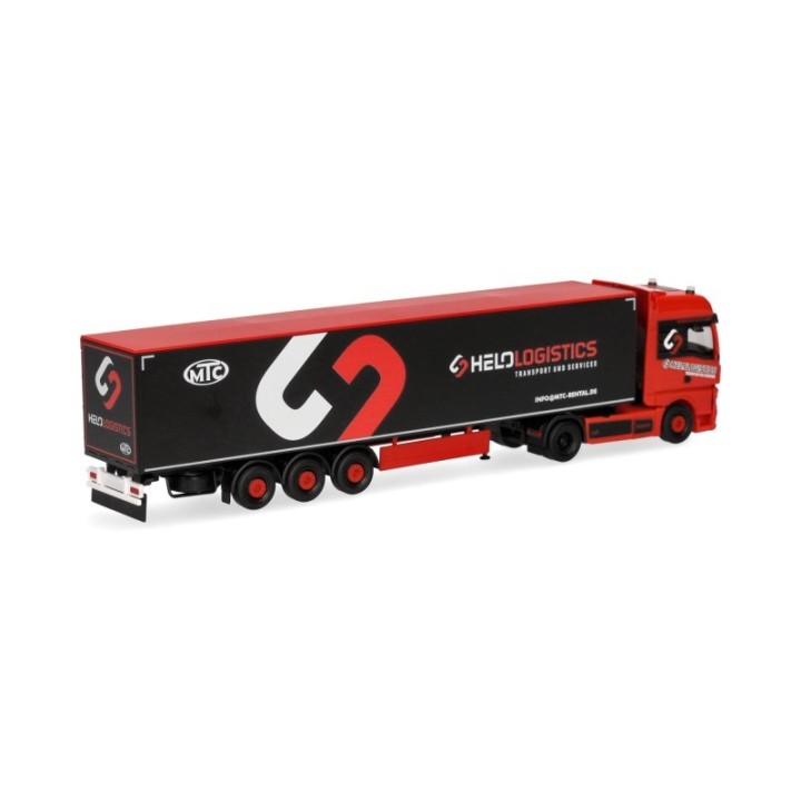 Herpa MAN TGX GX gående gulv-sættevognstræk Helo-Logistik – produktbillede 2