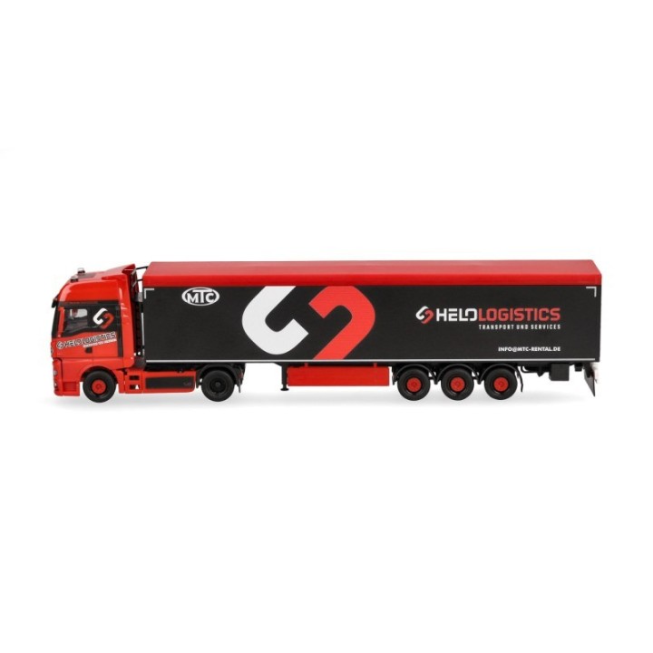 Herpa MAN TGX GX gående gulv-sættevognstræk Helo-Logistik – produktbillede 4