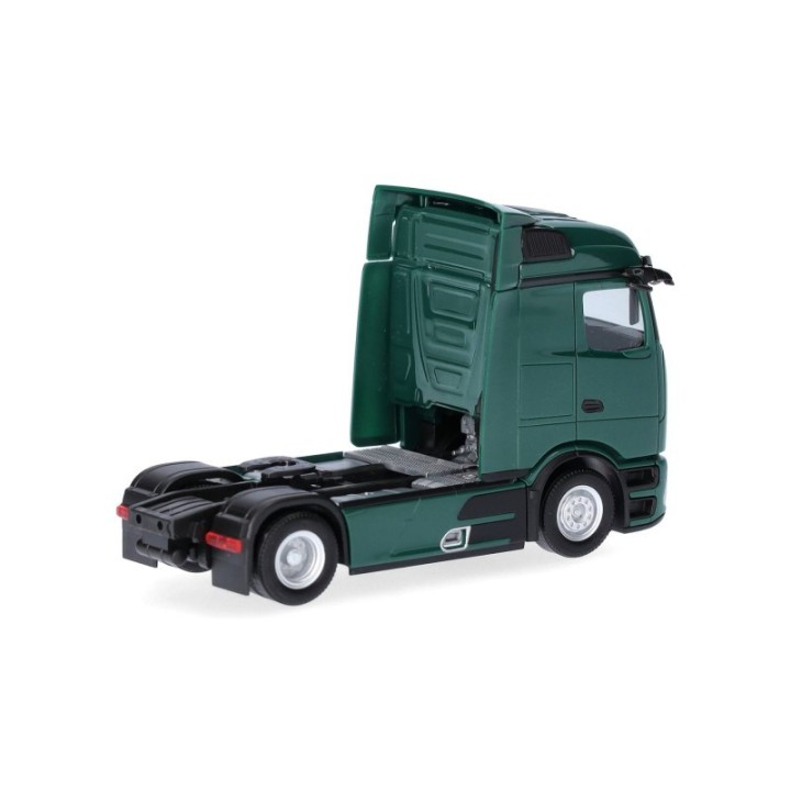 Herpa Mercedes-Benz Actros L Procabin Streamspace trækker 2-akslet moosgrøn – produktbillede 2