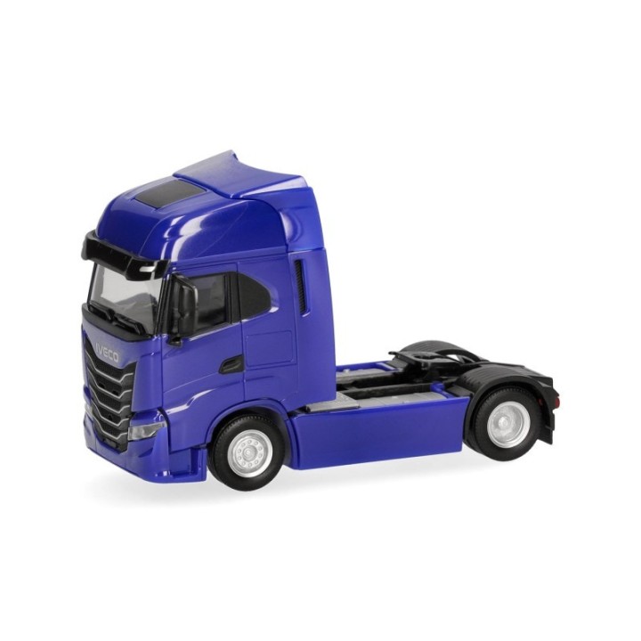 Herpa Iveco S-Way facelift trækker 2-akslet ultramarinblå