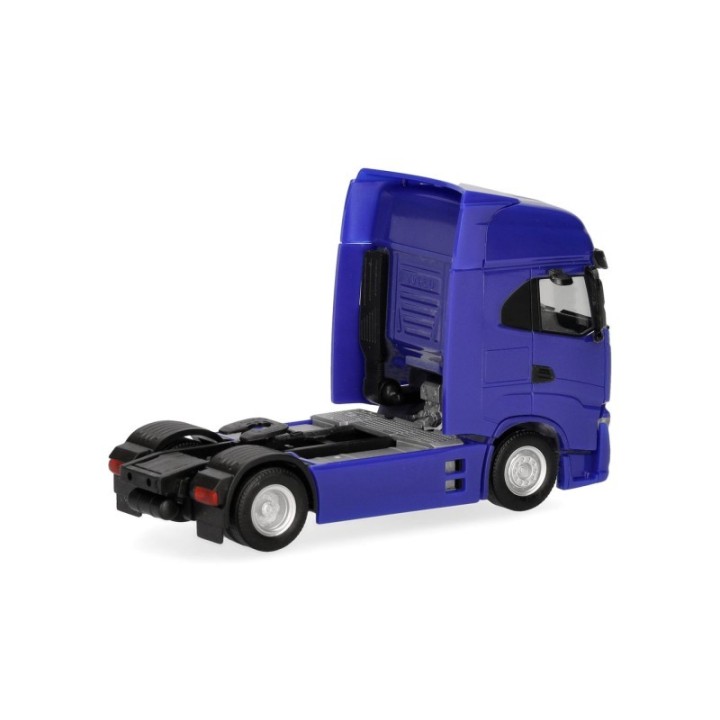 Herpa Iveco S-Way facelift trækker 2-akslet ultramarinblå – produktbillede 2