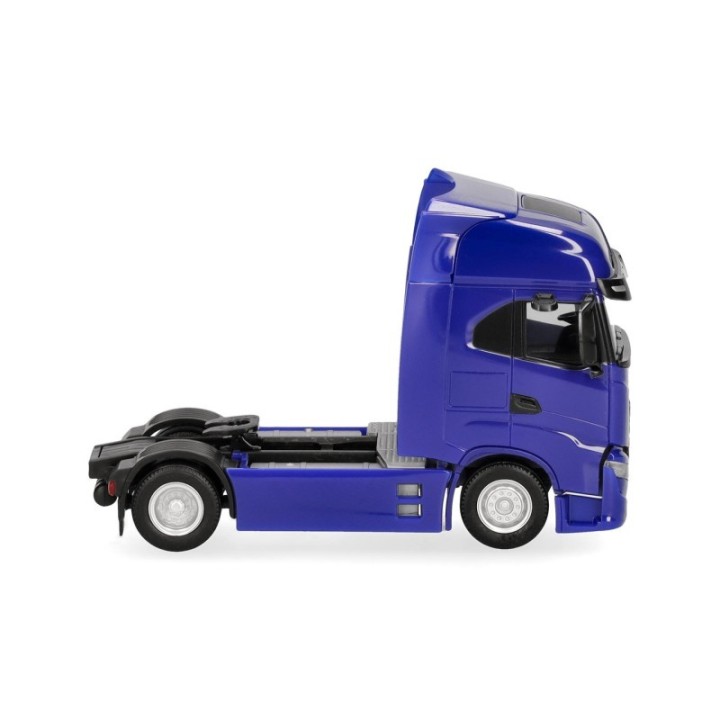 Herpa Iveco S-Way facelift trækker 2-akslet ultramarinblå – produktbillede 3