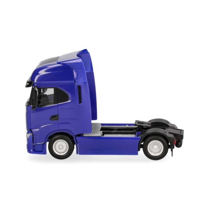 Herpa Iveco S-Way facelift trækker 2-akslet ultramarinblå – produktbillede 4