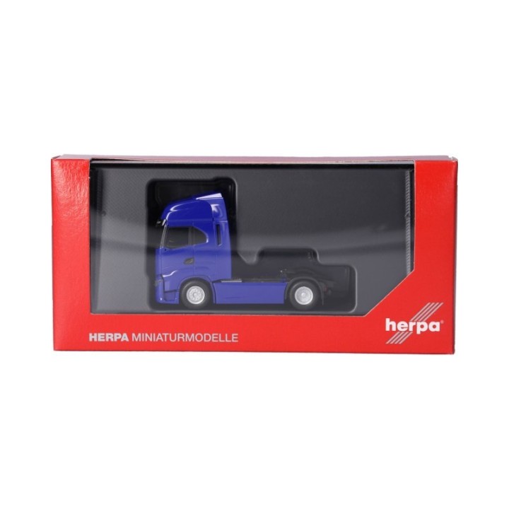 Herpa Iveco S-Way facelift trækker 2-akslet ultramarinblå – produktbillede 5